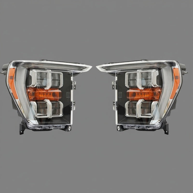 2021–2023 Ford F-150 LED Headlights – Signature C-Bar Style (Fits 2022)