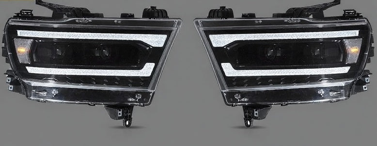 2019–2022 Dodge Ram 1500 LED Headlights Assembly (Left & Right Pair)