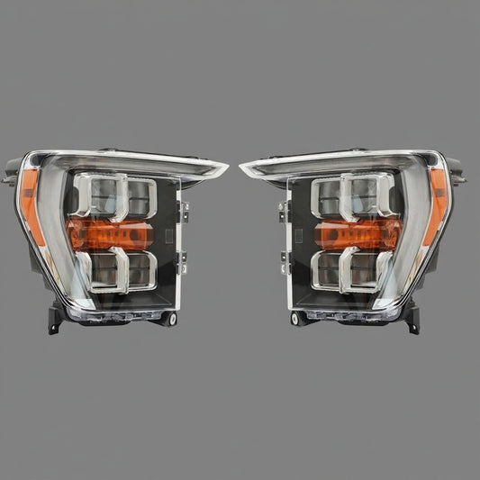 2021–2023 Ford F-150 LED Headlights – Signature C-Bar Style (Fits 2022)