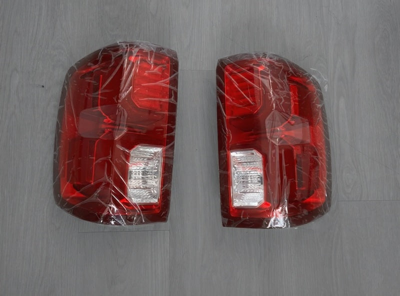 2016–2018 Chevy Silverado LTZ Style LED Taillights – Plug & Play Replacement (Red/Clear)